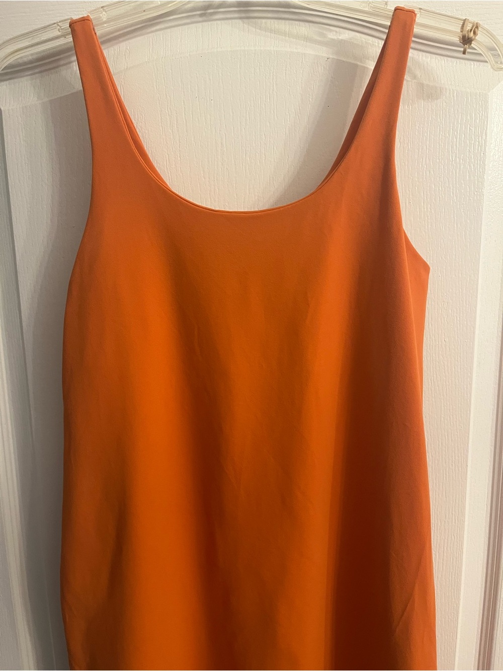 Susana Monaco Orange Scoop Neck Slip Dress - Picture 2 of 8